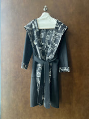 HERMES 25S REVERSIBLE LONG HOODED COAT 049