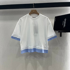 GUCCI SHORT-SLEEVE T-SHIRT WITH TRIM DETAIL 274640