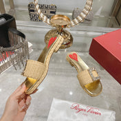 ESPADRILLES MULES IN BEIGE RAFFIA