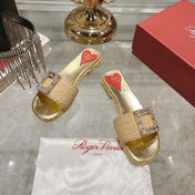 ESPADRILLES MULES IN BEIGE RAFFIA