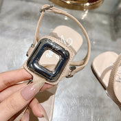 VIV' BY THE SEA SANDALS IN BEIGE CALFSKIN