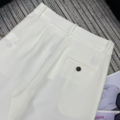 LOEWE STRAIGHT-LEG PANTS WITH EMBROIDERED LOGO 274391