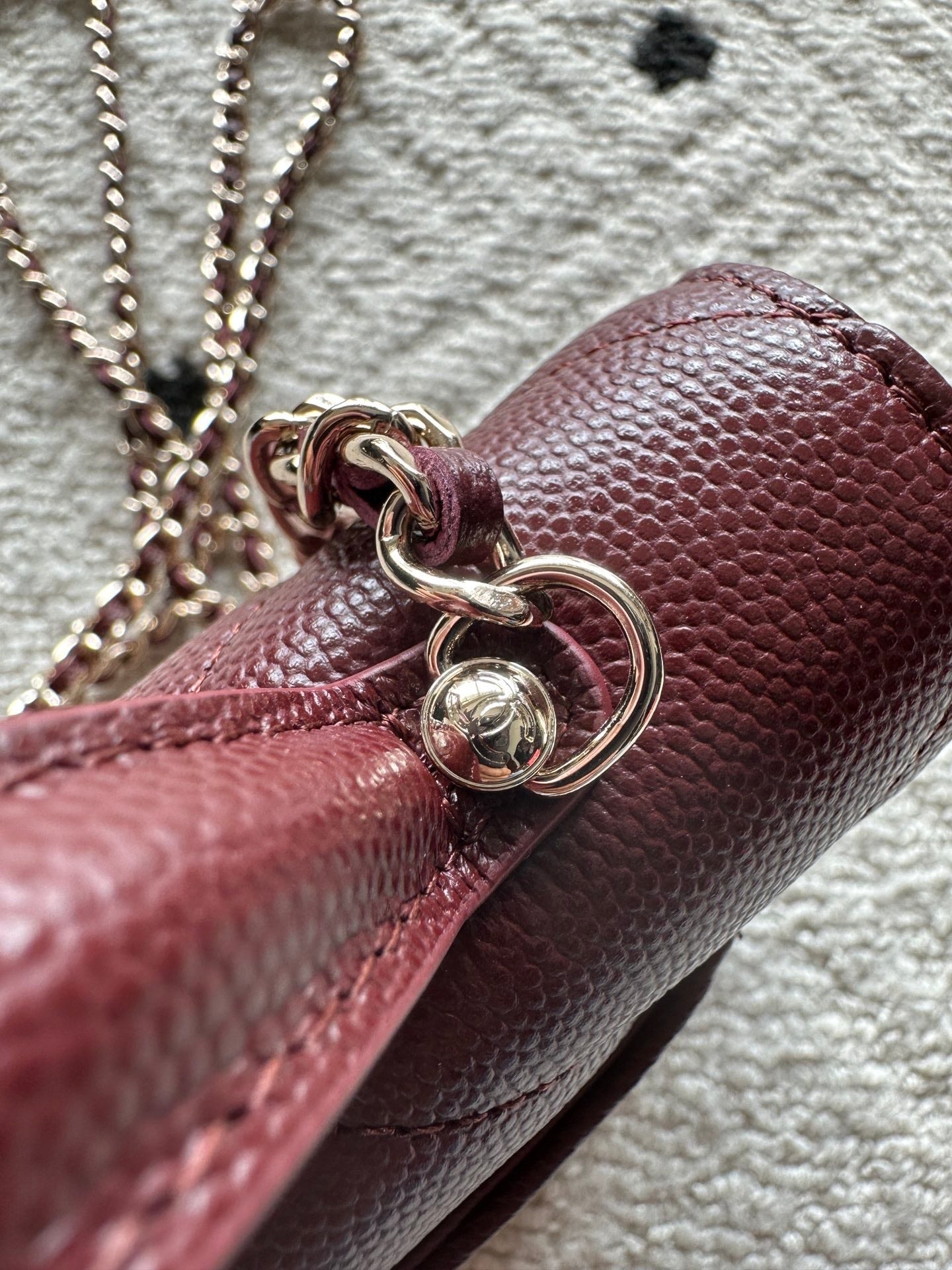 CHANEL 25S MINI FLAP BAG 19 IN DARK RED CAVIAR LEATHER