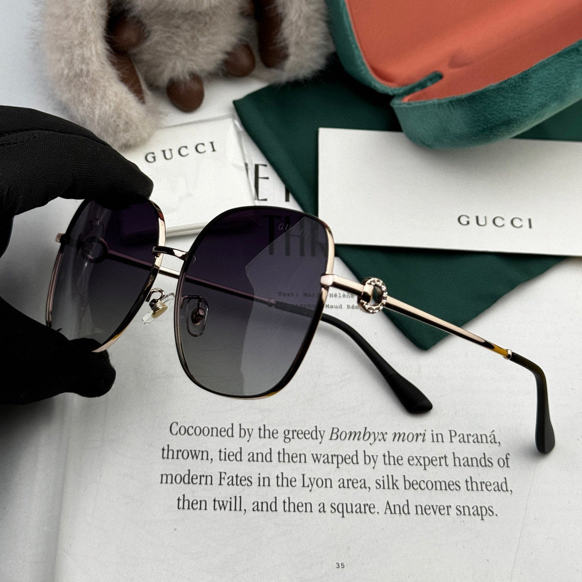SQUARE FRAME SUNGLASSES G7639 IN METAL