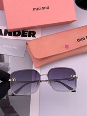 RUNWAY SQUARE SUNGLASSES M9407 IN METAL