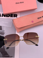 RUNWAY SQUARE SUNGLASSES M9407 IN METAL