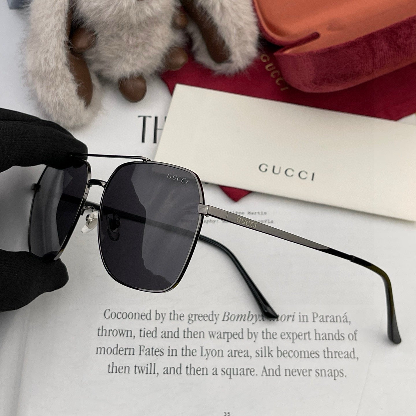 SQUARE FRAME SUNGLASSES 0863 IN METAL