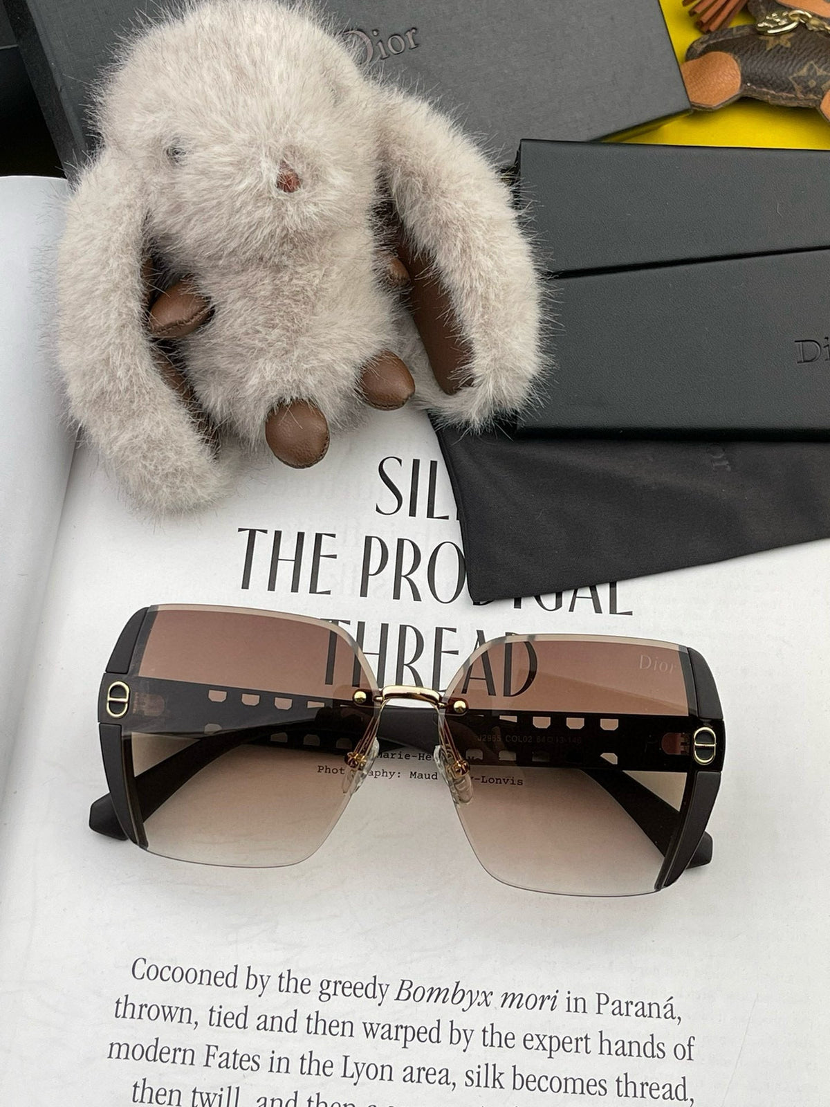 MONTAIGNE SQUARE SUNGLASS CD5296 IN ACETATE