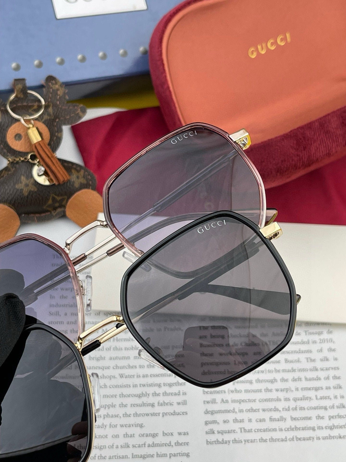 SQUARE FRAME SUNGLASSES G364 IN METAL