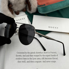 AVIATOR FRAME SUNGLASSES G1203 IN METAL