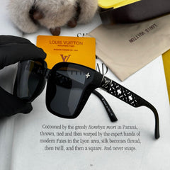 SQUARE SUNGLASSES L2132 IN ACETATE