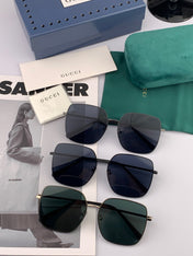 SQUARE FRAME SUNGLASSES G2374 IN METAL