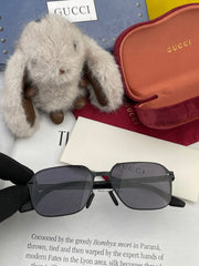 RECTANGULAR FRAME SUNGLASSES 3862 IN METAL