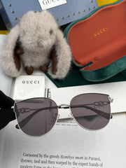 BUTTERFLY FRAME SUNGLASSES G3635 IN METAL