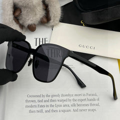 RECTANGULAR FRAME METAL SUNGLASSES G380 IN ACETATE