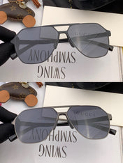 LOW NOSE BRIDGE FIT SUNGLASSES G3807 IN METAL