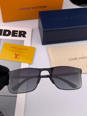RECTANGULAR SUNGLASSES L169 IN METAL