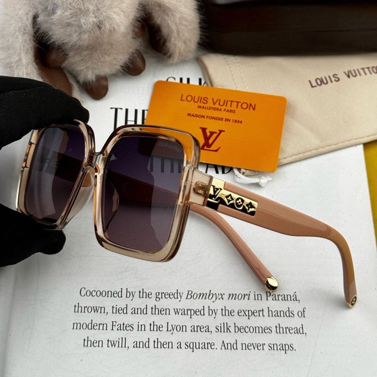 LARGE SQUARE SUNGLASS L6250 IN ACETATE