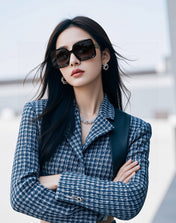 LARGE SQUARE SUNGLASS L6250 IN ACETATE