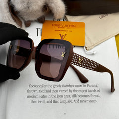 SQUARE JEWEL SUNGLASS L2990 IN ACETATE FRAME