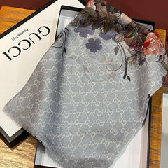 GUCCI 25S SCARF 200 IN CASHMERE 733884