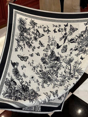 DIOR SCARF 110 CM IN CASHMERE SILK FABRIC 733887