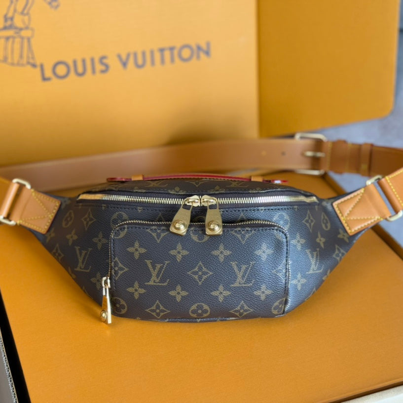 RUSH BUMBAG 30 IN BROWN MONOGRAM DUST CANVAS