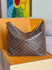 LV 25S METIS BAG 48 IN BROWN MONOGRAM CANVAS GOLD HARDWARE