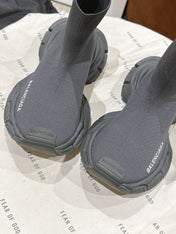 BALENCIAGA 25S SPEED TRAINER SNEAKERS 55 MM IN DARK GREY KNIT