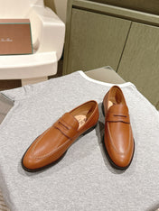 LP LOAFERS 25S IN BURNT ORANGE LAMBSKIN