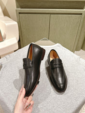 LP LOAFERS 25S IN ESPRESSO BROWN LAMBSKIN