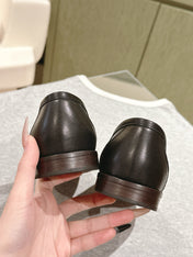 LP LOAFERS 25S IN ESPRESSO BROWN LAMBSKIN