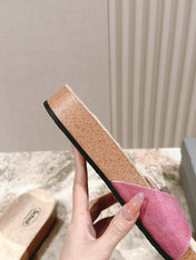 BALENCIAGA 25S SCHOLL SLIDES IN PINK PU LEATHER WITH SILVER HARDWARE