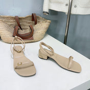 LP MINDIL SANDAL 25 IN BEIGE LAMBSKIN