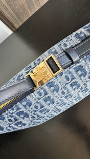 TRAVEL NOMAD POUCH 22 IN BLUE MONOGRAM OBLIQUE JACQUARD