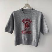 PRADA SHORT-SLEEVE KNIT TOP STYLE 79