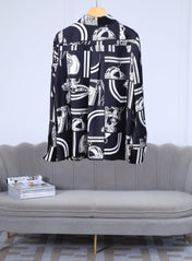 HERMES 25S SILK SHIRT 360