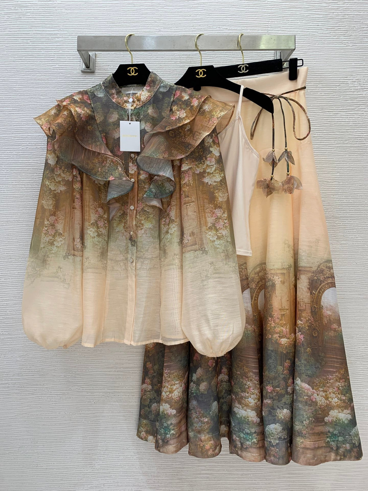ZIMMERMANN SHIRT AND MAXI SKIRT 272901
