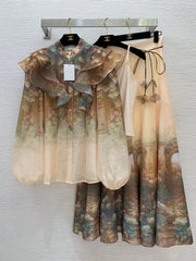 ZIMMERMANN SHIRT AND MAXI SKIRT 272901