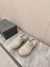 BOUNCER CLOG IN BEIGE RUBBER