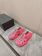 SNEAKERS IN PINK RUBBER