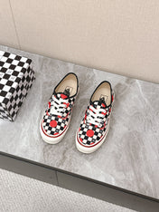 VALENTINO 25S GARAVANI X VANS SNEAKERS IN MULTICOLOR CANVAS