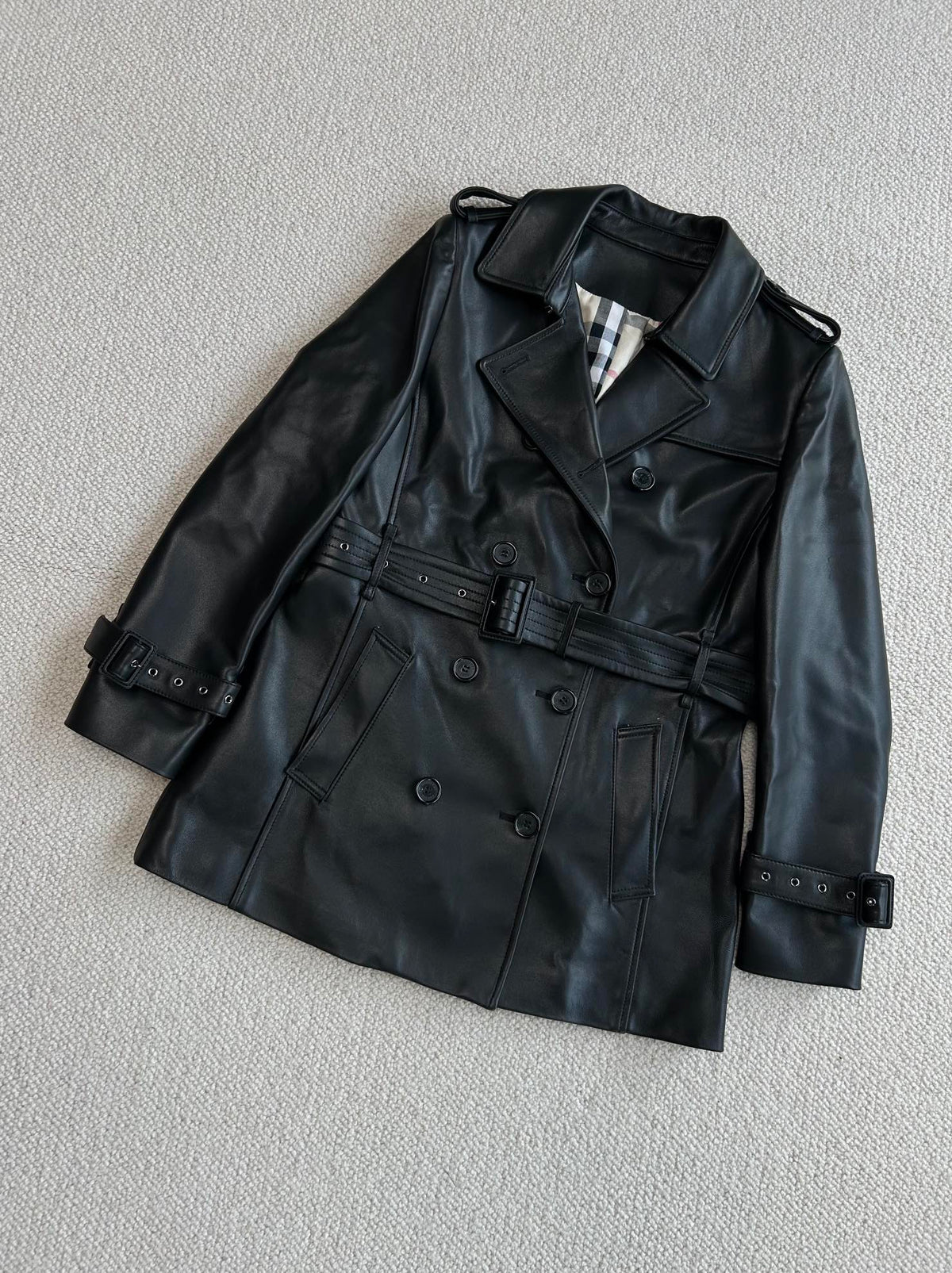 BURBERRY 25S LEATHER JACKET 244