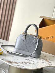 ALMA BB 23 IN TRIANON MONOGRAM CALFSKIN GOLD HARDWARE