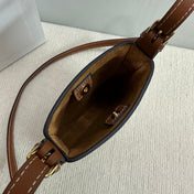 PHONE POUCH HELOISE 19 IN IRISH COFFEE SUPPLE CALFSKIN