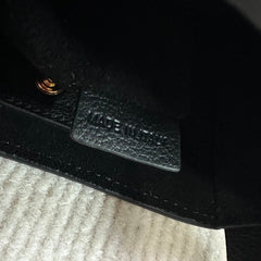 PHONE POUCH HELOISE 19 IN BLACK SUPPLE CALFSKIN