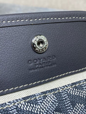 ANJOU MINI BAG 20 IN GREY GOYARDINE CANVAS AND CALFSKIN