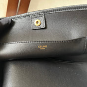 NEWSPAPER TRIOMPHE SOFT 31 BLACK IN CALFSKIN