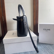 MINI CABAS ANAÏS CUIR TRIOMPHE 20 IN BLACK GRAINED CALFSKIN