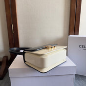 TEEN GARANCE BAG 18 IN BLACK AND WHITE PATENT CALFSKIN